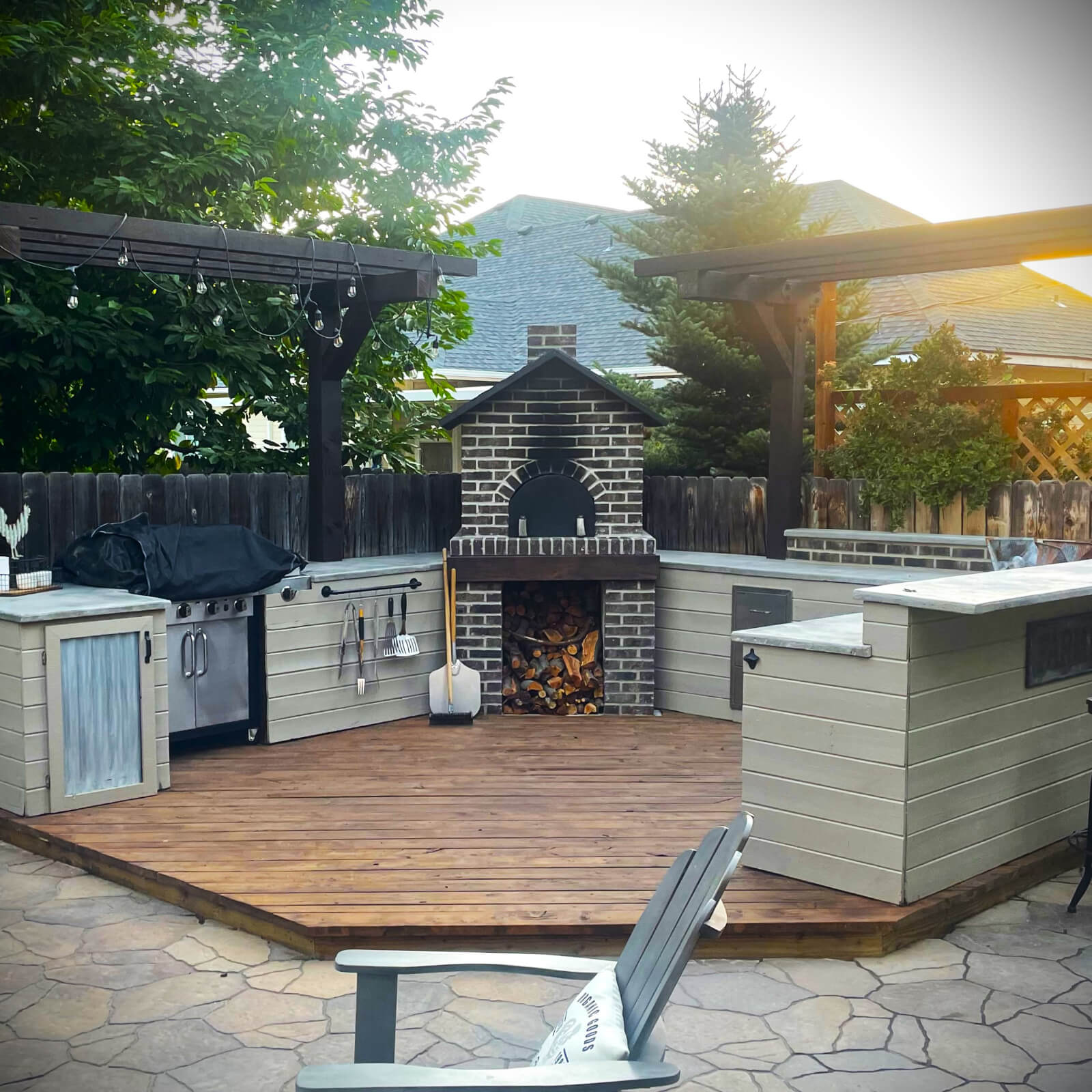 Patio And Pizza Oven BrickWood Ovens