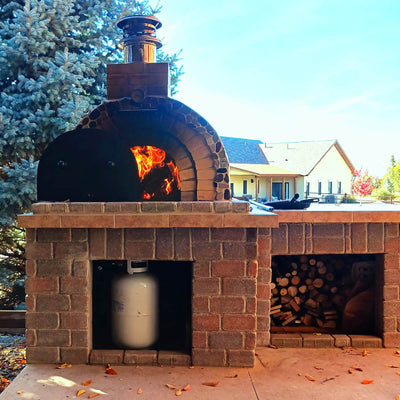 Gas And Wood Pizza Oven