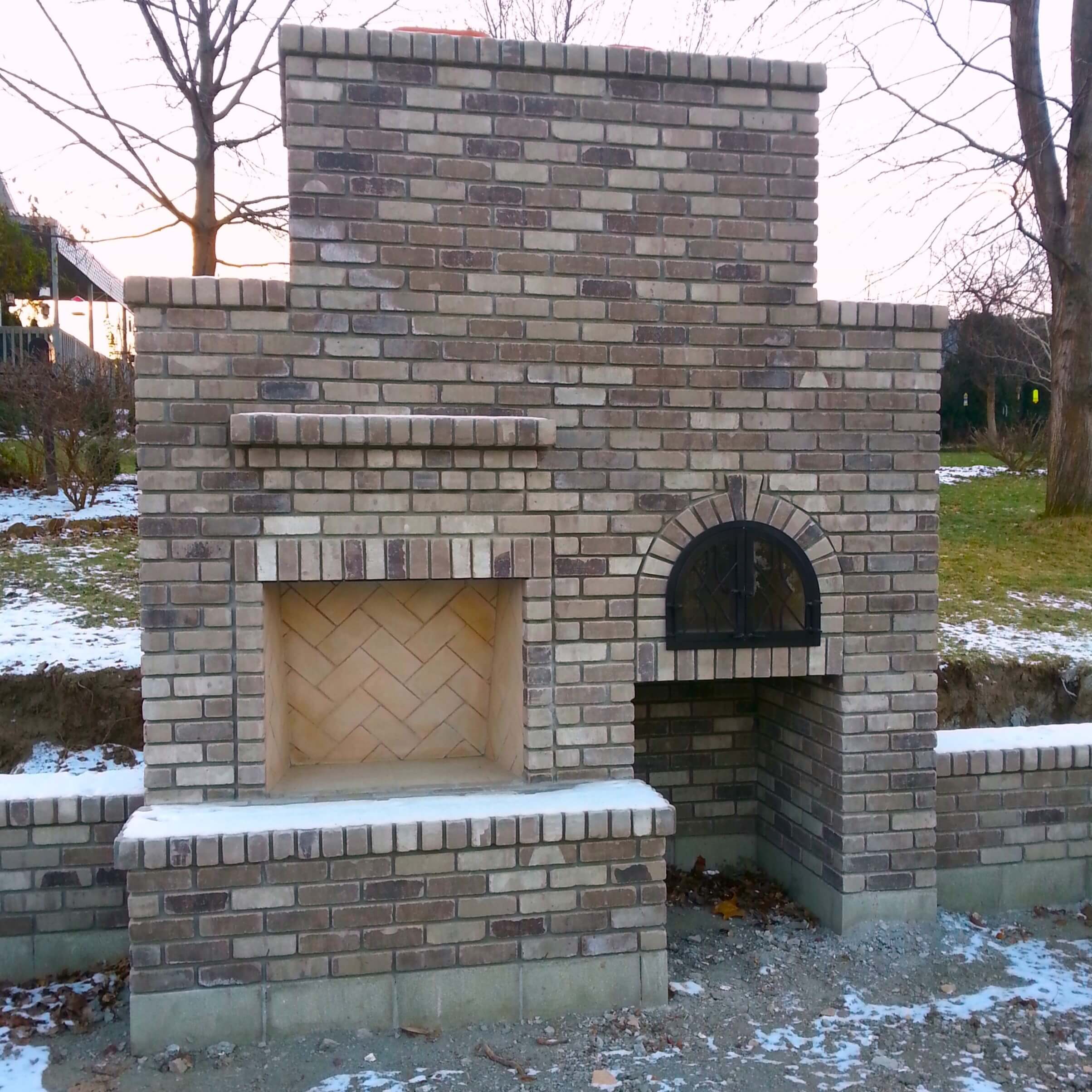 Outdoor Brick Fireplace Kits BrickWood Ovens