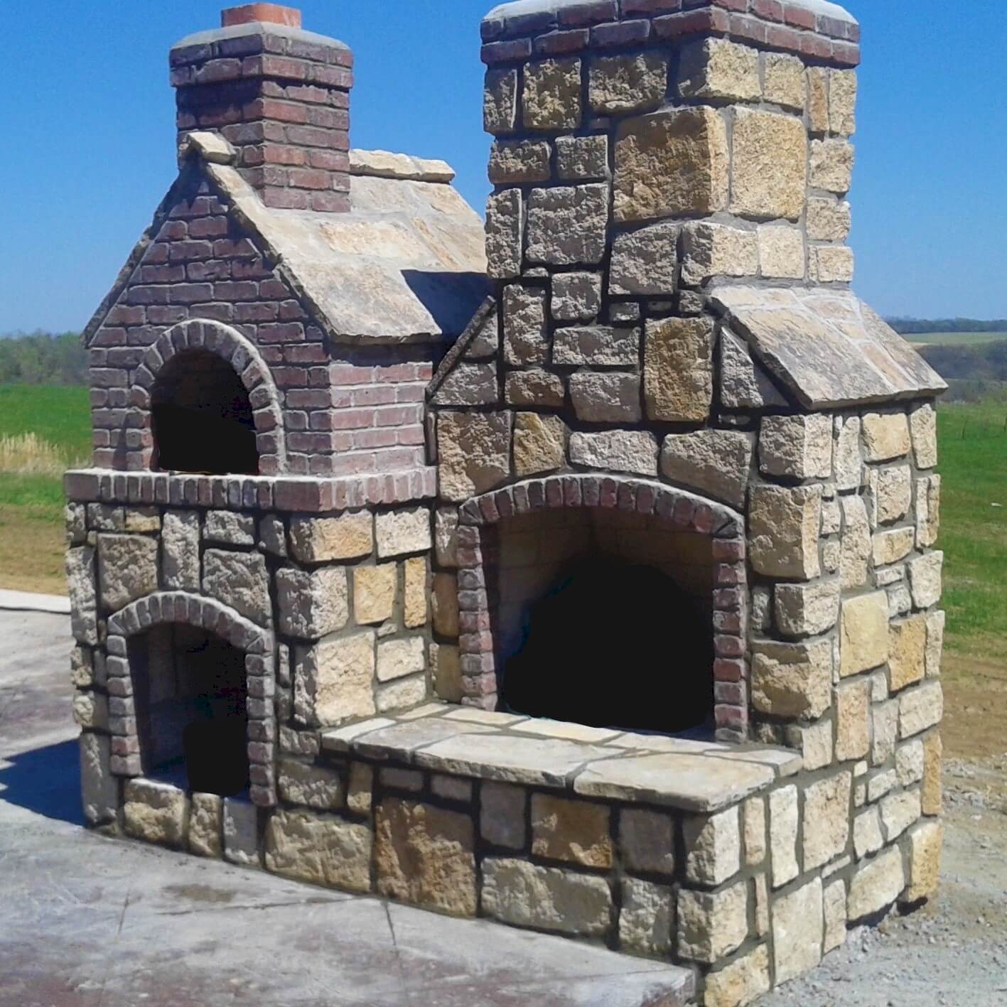 Outdoor Fireplace Pizza Oven Kit BrickWood Ovens