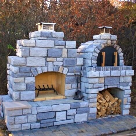Outdoor Fireplaces with Pizza Ovens