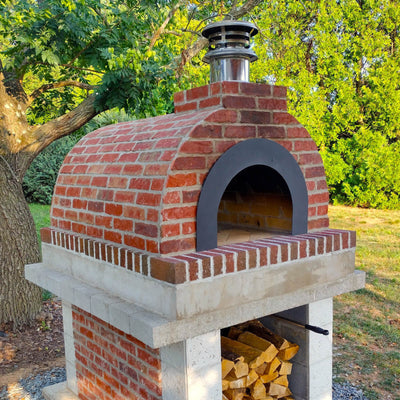 Outdoor Pizza Ovens: How We Built This GORGEOUS Red Brick Pizza Oven