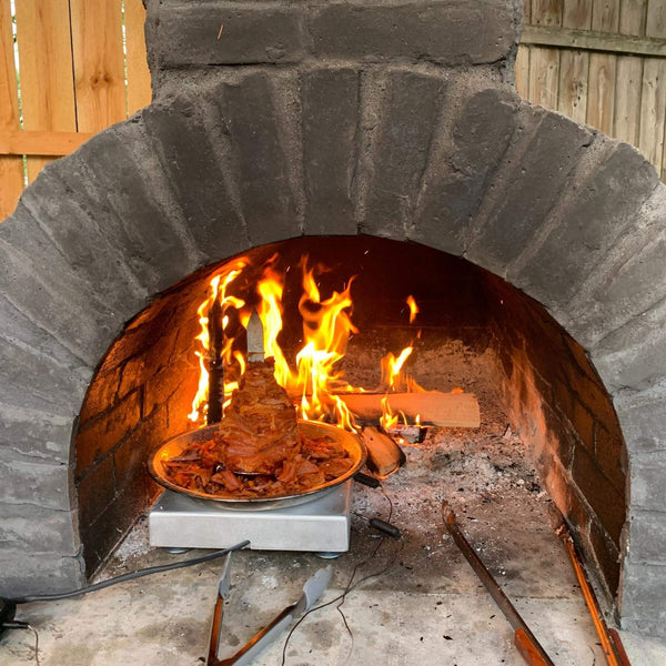 Vertical Rotisserie for Pizza Ovens