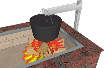 BrickWood Box Dutch Oven Extension for Boiling and Frying