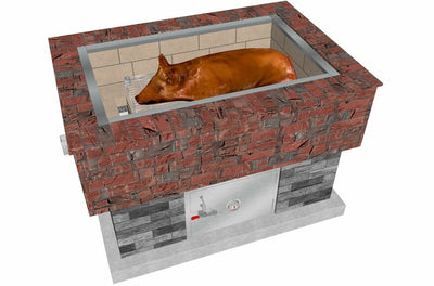 BrickWood Box Pig Roaster / Pig Smoker