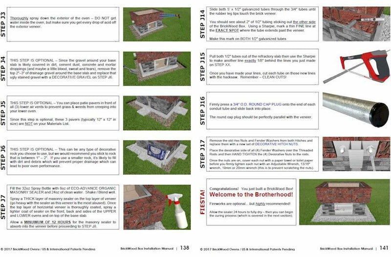BrickWood Box Installation Manual - Sample Page 6